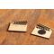 Close up of magnet on custom wooden clapperboard - Clapboard Fridge Magnet for Kitchen - Film & Movie Decor, Unique Movie Gift, Movie Decor